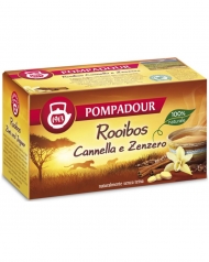 POMPADOUR INFUSO PZ.20 ROOIBOS CANNELLA ZENZERO